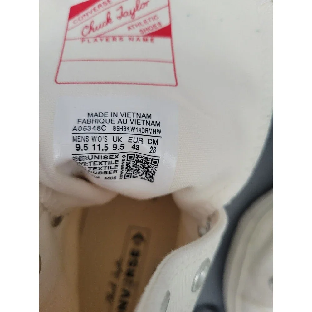 Converse Chuck 70 De Luxe Heel Hi Platform, A05348C Size Women’s 11.5 Cream